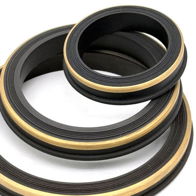 Нитрил (NBR) Молотный герб с медным резервным кольцом для применения под высоким давлением от 10 000 до 15 000 PSI