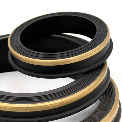 Нитрил (NBR) Молотный герб с медным резервным кольцом для применения под высоким давлением от 10 000 до 15 000 PSI