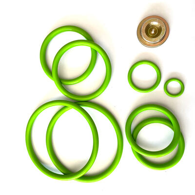 Уплотнение для резьбовых соединений типа Hammer Union с температурным диапазоном от -40°F до 400°F, твердость по Шору А 80-90 и номинальное давление 602/1002/1502