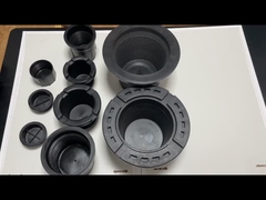 NC50 Тяжелая винтовая крышка Женщина Мужчина Черный пластик PP защитные колпачки