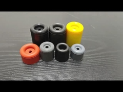 Многоцветные круглые резиновые дверные стойки / мебельные ножные крышки экологически чистые