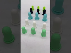 Пищевой лабораторный силиконовый резиновый уплотнитель, маленькие резиновые заглушки, белый цвет